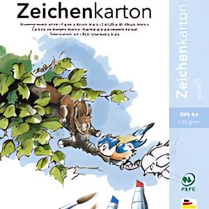 folia Papier à dessin, A4, 120 g/m2, blanc