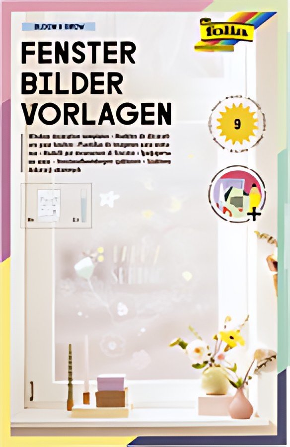 folia Modèles de décoration pour fenêtres "BLOOM & GROW"