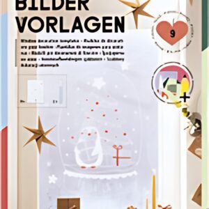folia Modèle de décoration pour fenêtres "COSY WINTER"