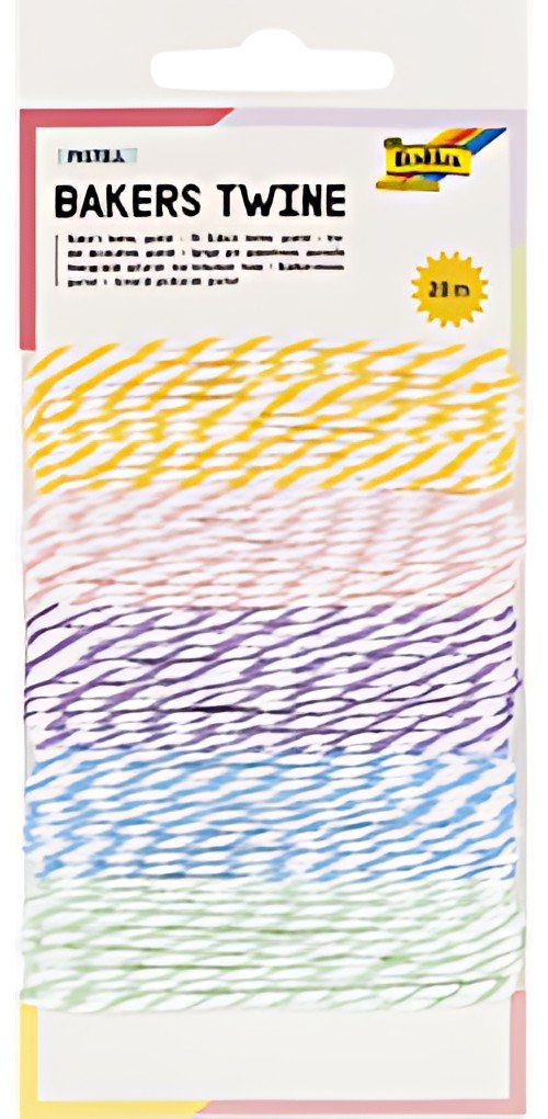 folia Ficelle décorative "Bakers Twine PASTELL"