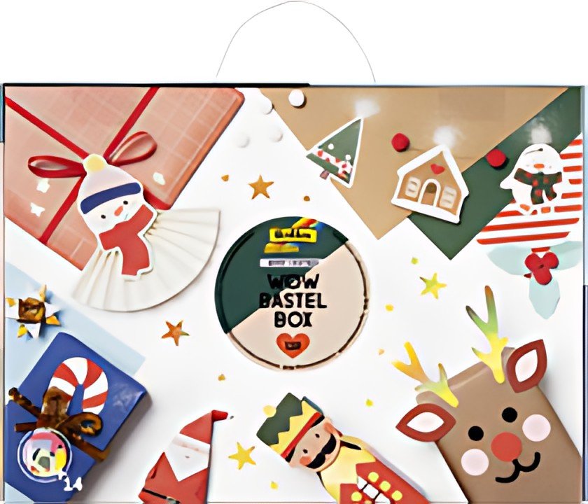 folia WOW Mallette de bricolage de Noël MERRY CRAFTMAS