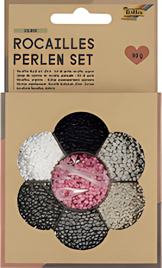 folia Set de perles de rocaille ARGENT