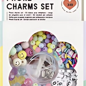 folia Kit de perles Phone Charms RAINBOW SMILE, 349 pièces