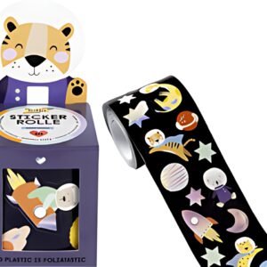 folia Sticker SPACE SAFARI, sur rouleau, 4 m