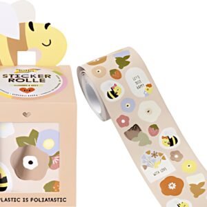 folia Sticker FLOWERS & BEES, sur rouleau, 4 m