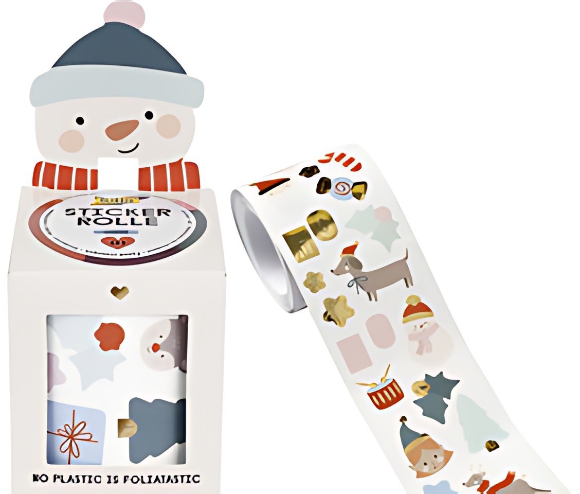 folia Sticker de Noël HIVER, sur rouleau, 4 m