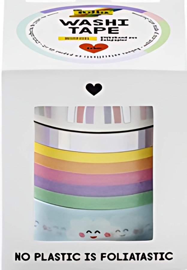 folia Ruban adhésif décoratif Washi-Tape RAINBOW CLOUDS