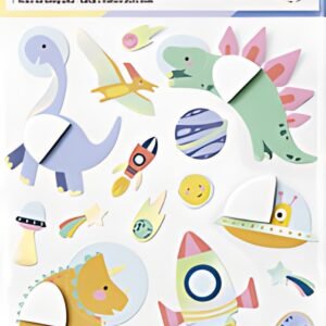 folia Sticker boule en papier DINO-MITE