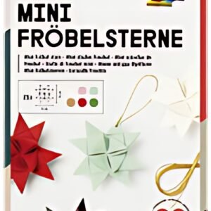 folia Bandes de papier WINTER pour mini étoiles de Froebel