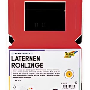 coupe lanterne folia, carrée, 100x100x120 mm, assorti