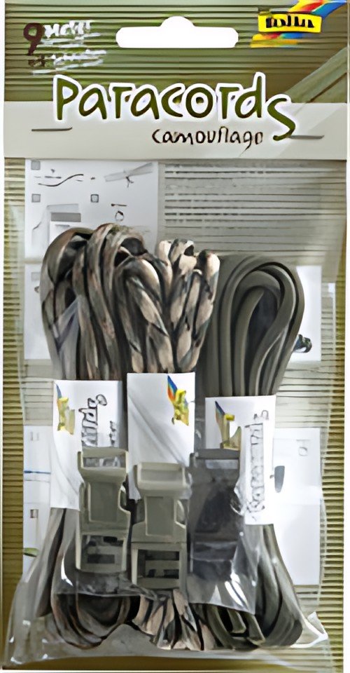folia Set paracorde "CAMOUFLAGE", couleurs assorties