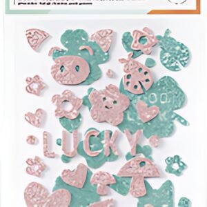 folia Sticker pailleté en caoutchouc mousse "Lucky"