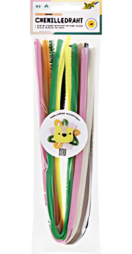 folia Fil métallique chenille "Safari", longueur: 500 mm