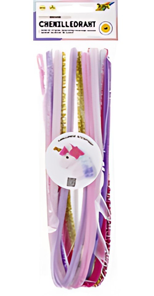 folia Fil métallique chenille "Unicorn", longueur: 500 mm