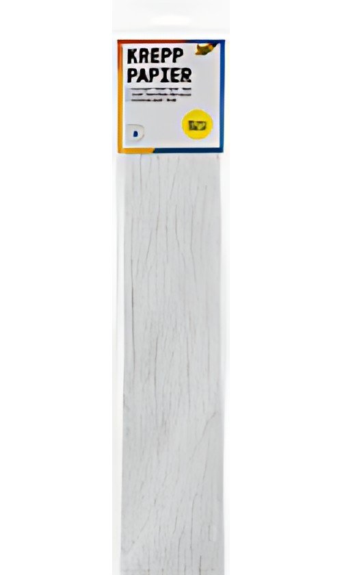 folia Papier crépon en couches, 500 mm x 2,5 m, argent