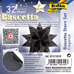 folia Feuilles de papier pliable étoile Bascetta Élégance
