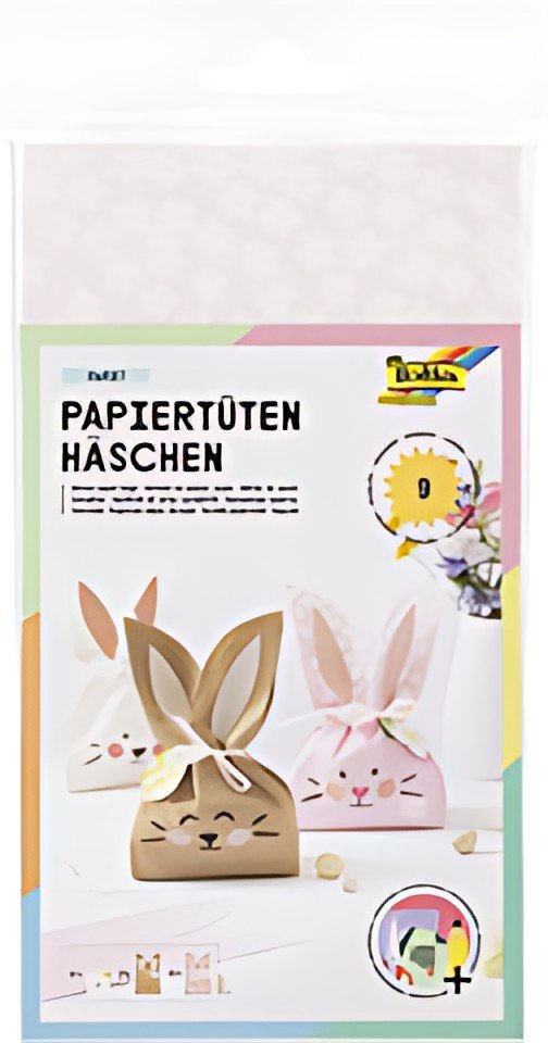 folia Set de sachets en papier "Lapin SWEET", assorti