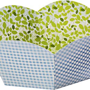 folia Panier pour cadeaux en carton imprimé, diamètre 145 mm