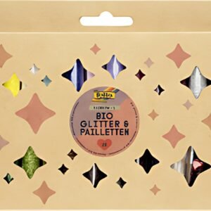 folia Set de paillettes BIO, Rainbow L