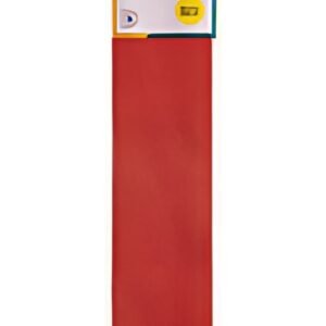 folia Papier crépon en couches, 500 mm x 2,5 m, rouge feu