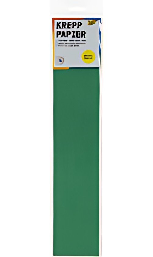 folia Papier crépon en couches, 500 mm x 2,5 m, vert mousse