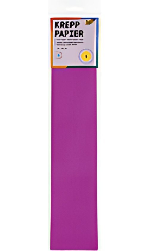 folia Papier crépon en couches, 500 mm x 2,5 m, primevière