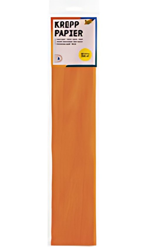 folia Papier crépon en couches, 500mmx2,5m, orange rougeâtre