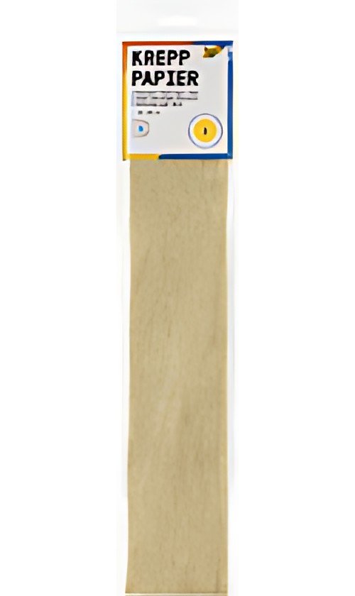 folia Papier crépon en couches, 500 mm x 2,5 m, or