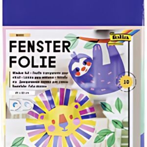 folia Feuille transparente pour vitrail, 350 x 500 mm