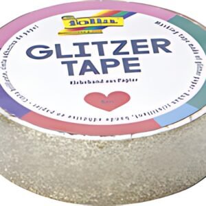 folia Ruban adhésif décoratif Glitzer-Tape, or
