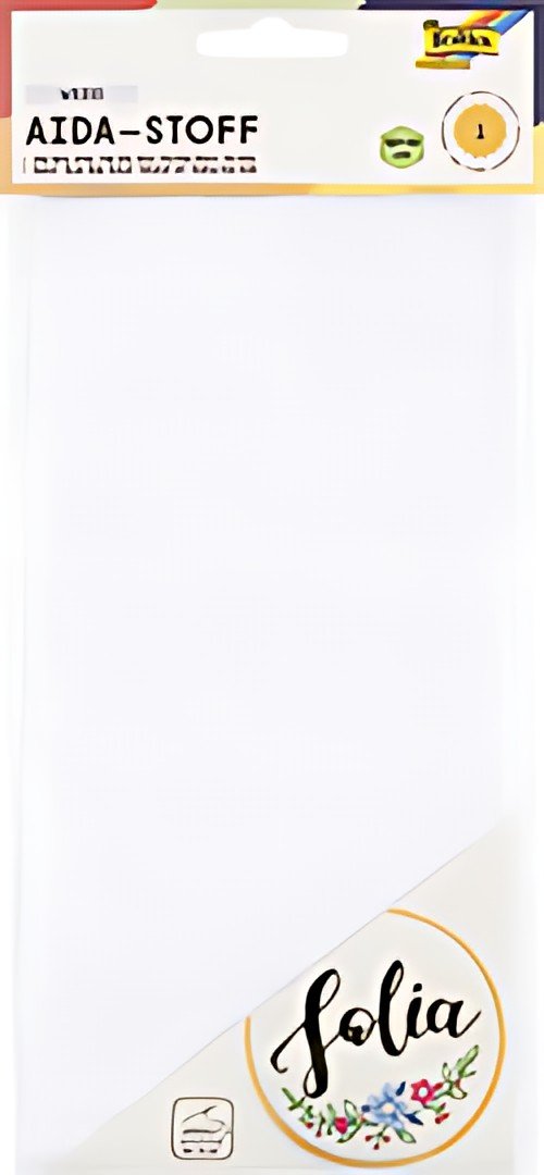 folia Toile Aïda, 500 x 490 mm, blanc
