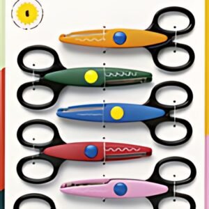 folia Set de ciseaux cranteurs, 6 pièces, assorti