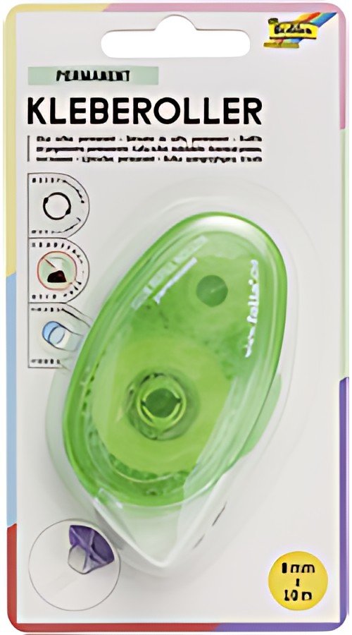 folia Roller de colle réutilisable, 8 mm x 10 m, permanent