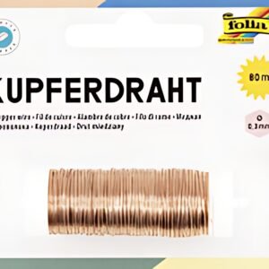 folia Fil de cuivre, 0,3 mm x 80 m, en cuivre
