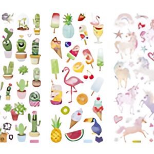 folia Sticker scintillant "Exotic"