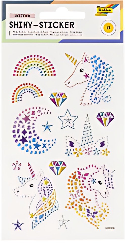 folia Sticker brillant UNICORN