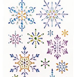 folia Sticker brillant SNOWFLAKE