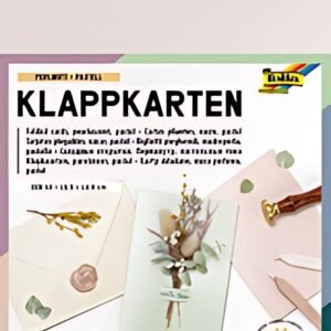 folia Kit de cartes pliantes, 105 x 150 mm, nacre pastel