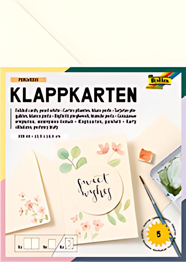folia Kit de cartes pliantes, 105 x 150 mm, écarlate
