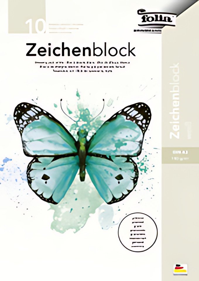 folia Bloc de dessin, 140 g/m2, A3, grainé, 10 feuilles