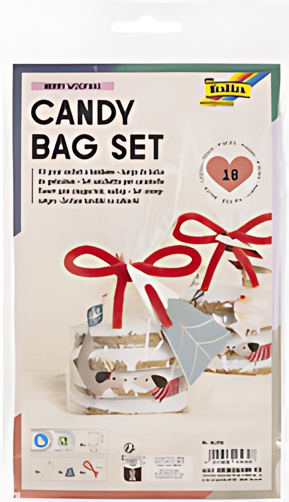 folia Kit sachet à fond plat / Candy Bag "Merry Woofmas"