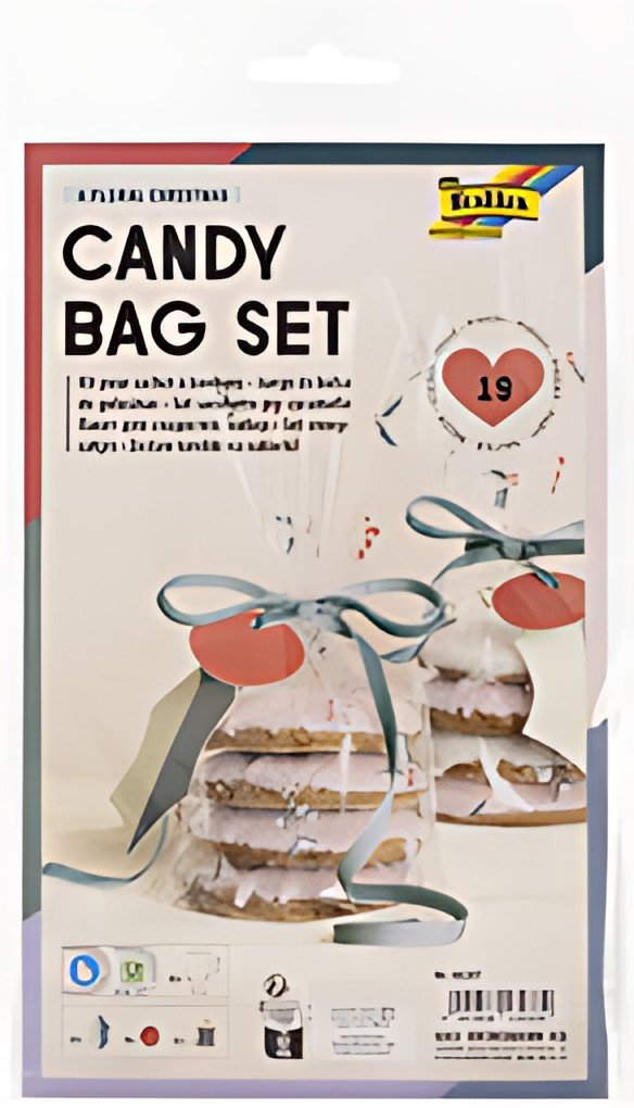 folia Kit sachet à fond plat / Candy Bag "Floral Christmas"