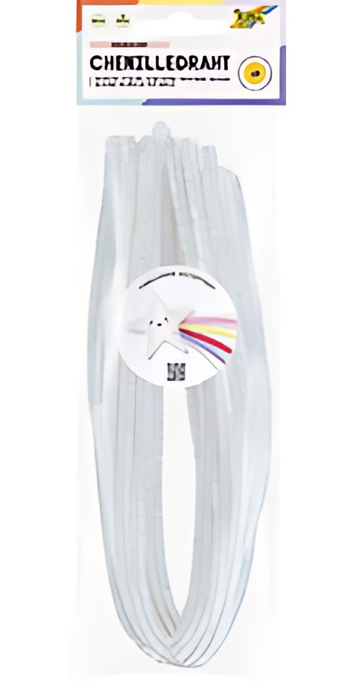 folia Fil chenille, longueur: 500 mm, irisé