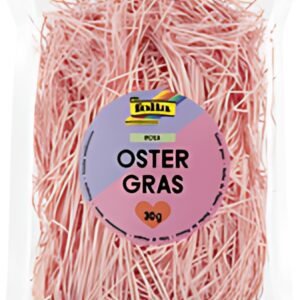 folia Herbe de décoration/Pâques, 30 g, rose