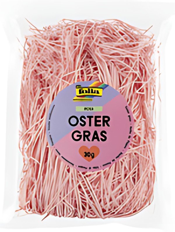folia Herbe de décoration/Pâques, 30 g, rose
