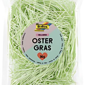 folia Herbe de décoration/Pâques, 30 g, vert clair