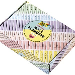 folia Mélange de pinces en bois PASTEL Jumbobox, 500 g