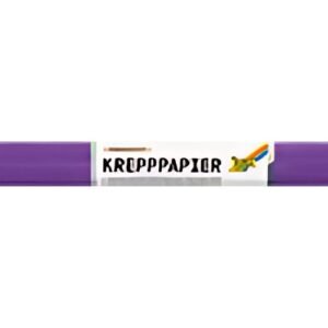 folia Rouleau de papier crépon, 500 mm x 2,5 m, violet foncé