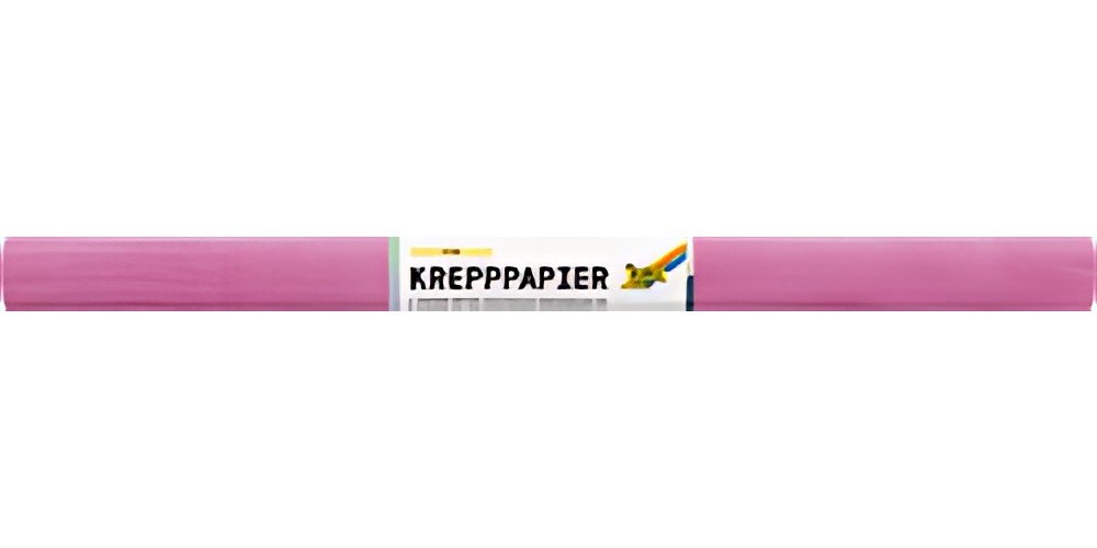 folia Rouleau de papier crépon, 500 mm x 2,5 m, rose