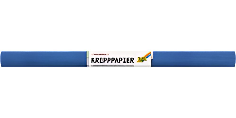 folia Rouleau de papier crépon, 500mm x 2,5m, bleu brillant